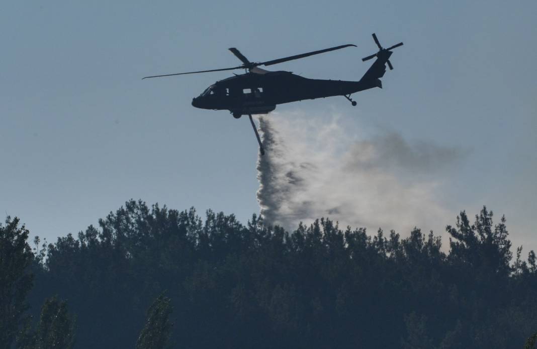 Bornova’daki orman yangını 23 saat sonra kontrol altına alındı 33